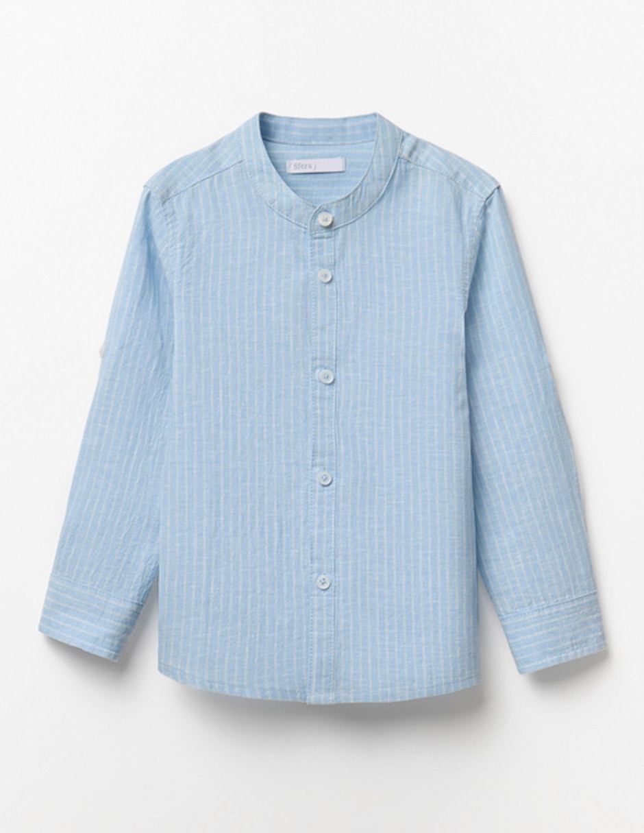 Camisa casual manga larga para niño