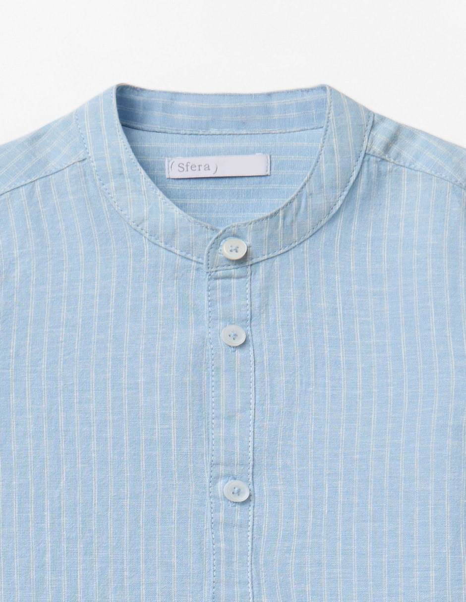 Camisa casual manga larga para niño