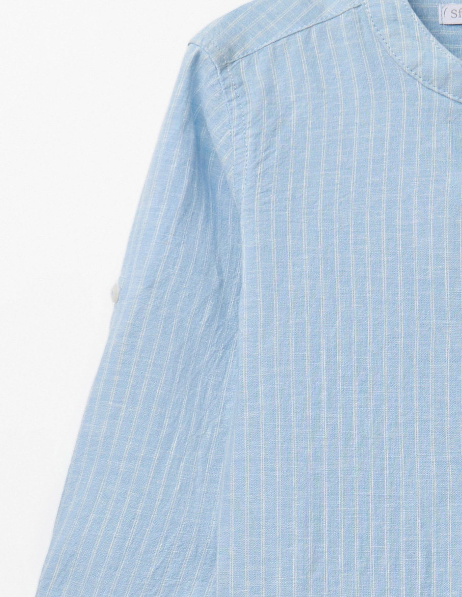 Camisa casual manga larga para niño