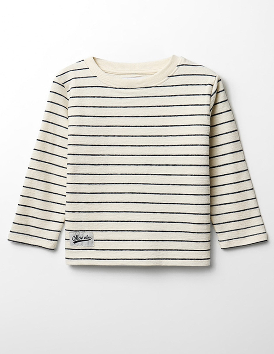 Playera manga larga para niño Playera manga larga para niño