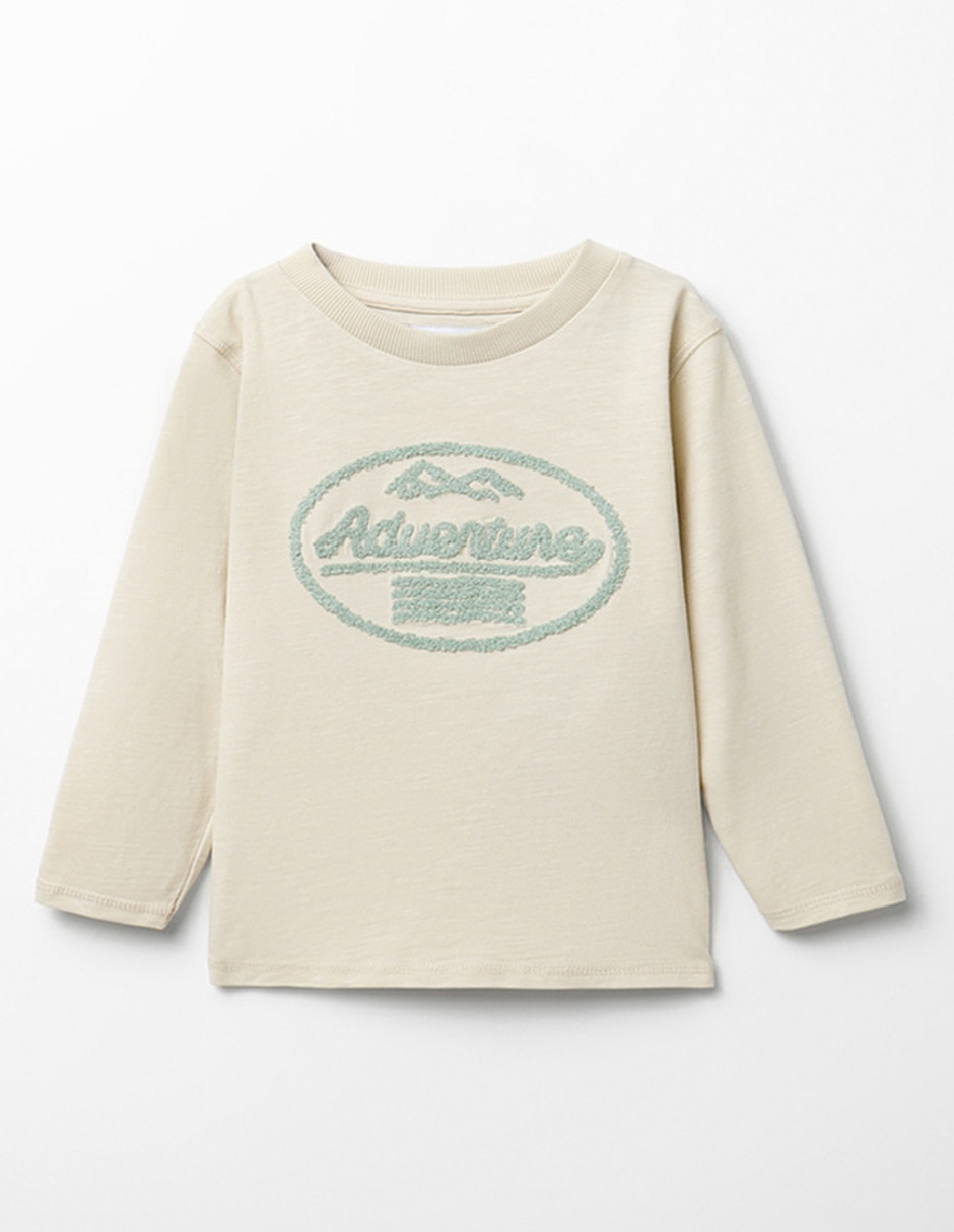 Playera manga larga para niño